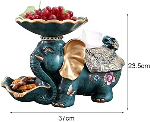 מחזיקי רקמות של yiwango קערת פירות חמוד קערות מגש פרי, שרף רב-תכליתי קופסת רקמות מתלים פירות מחזיק