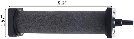 אלגי אוויר אבן צילינדר מבעבע עבור הידרופוני מערכות, אקווריום או דגי טנק-5.3 אינץ 2 חבילה