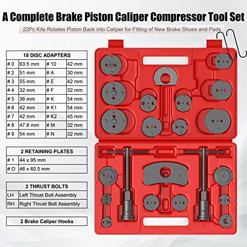 Mostplus diss Disc Caliper Caliper Back Acty and Settress Sets-26 Sets-26