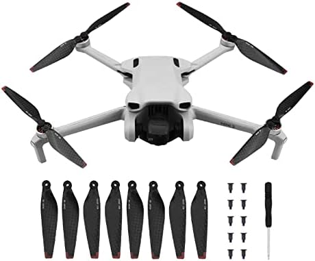 Natefemin 8x משקל קל של מדחפים עם רעש נמוך אבזרים להבי להבים להבים אבזרים לתיקון DJI Mini 3 Drone