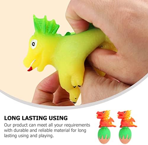 Canight 2 pcs סימולציה חומרי מילוי טובות פנאי לסחיטת צעצועים בעלי חיים מעוצבים בצורת ילדים ילדים ביצים ילדים