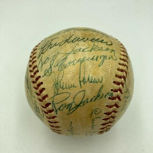 1953 קבוצת שיקגו ווייט סוקס חתם על בייסבול עם חתימה עם נלי פוקס - כדורי חתימה
