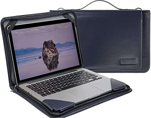 מארז שליח מחשב נייד של מחשב נייד כחול Broonel - תואם ל- Asus Zenbook UX430UA 14 אינץ '