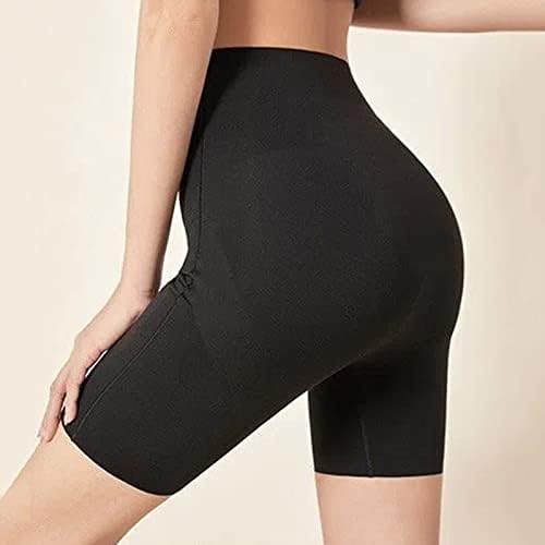 מכנסי יוגה מותניים גבוהים לנשים ציור בטן מכנסי מחוך הרמת מפרק הירך המותניים במכנסיים קצרים למותניים עבור