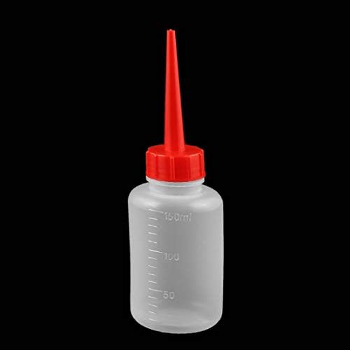 חדש לון0167 5 יחידות 150 מ ל פלסטיק רך ישר מקור לסחוט שמן בקבוק תעשייתי מחלק בקבוק (5 סנט 150