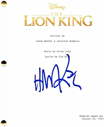 האנס צימר חתם על חתימה על תסריט הסרטים המלא של האריות קינג - מלחין ציון סרטים זוכה באוסקר, נדיר מאוד