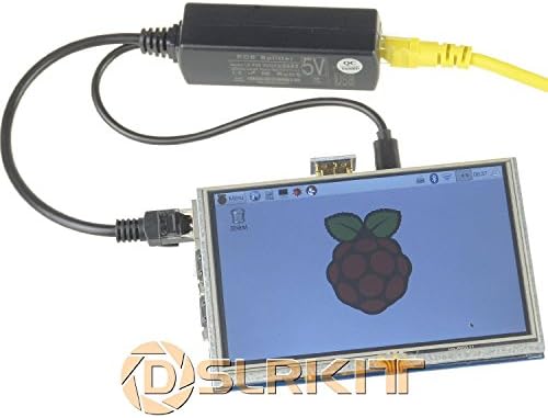 DSLRKIT פעיל Splitter Splitter Power Over Ethernet 48V עד 5V 2.4A מיקרו USB תקע עבור Raspberry