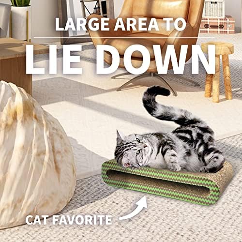 חתול גרדן מיטה, חתול שריטה כרית קרטון ספה חתלתול גירוד לוח טרקלין ספה עבור מקורה חתולים, הפיך