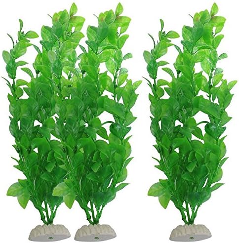 גובה פלסטיק ירוק דגים 10.6 מלאכותי 3 צמחים חתיכה אקווריום טנק אקווריום אביזרי חג המולד צביעת