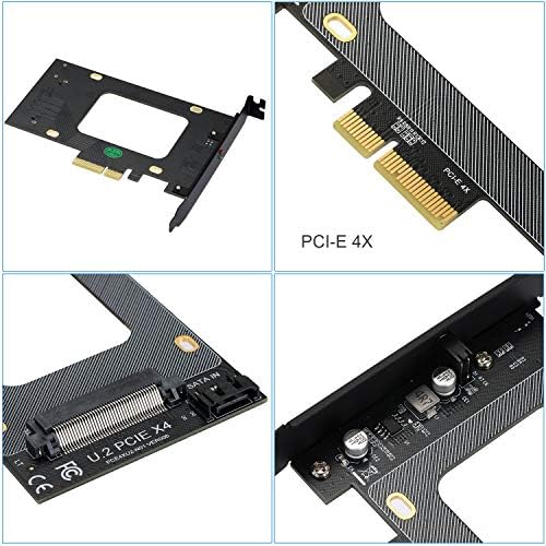 MZHOU U.2 PCI-E ExpitsionCard, SFF-8639 לכרטיס מתאם SSD, PCI-E 3.0 X4 מתאם SATA-כוח גבוה המופעל