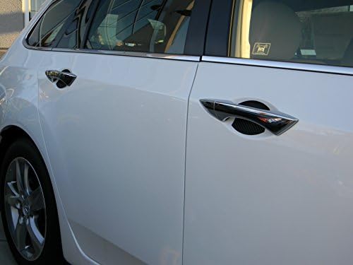 CUPEEZ למכוניות סיבי פחמן אביזר אוטומטי דלת רכב ידית שומרי שריטות מגן מתאים לקורולה