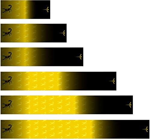 לבן מים חץ וקשת למינציה צהוב רעפים עקרב שחור לדעוך חץ כורכת 15 מחשב חבילה לבחור אורך רוחב