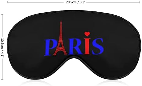 אהבה לב פריז אייפל מגדל מצחיק מסיכת עיניים שינה רכה כיסוי עיניים מכוסות עיניים עם רצועה מתכווננת