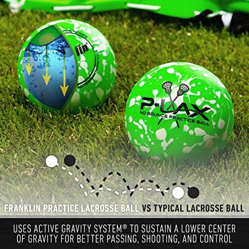 כדורי לקרוס ספורט של פרנקלין - תרגול כדורי רפה - 2 חבילות - כדורי עיסוי - כל הגילאים לקרוס