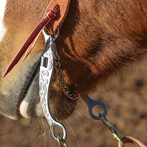 חבל חבל סוס קלאסי של סוס קלאסי עם תיקון נחושת לחיים מסתובבים, 6.75 אינץ '