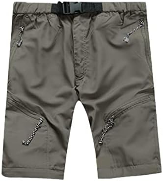 גברים בחוץ מכנסיים אתלטים בקיץ מהיר דק יבש ניתוק כמכנסיים קצרים מכנסיים אטומים למים מכנסי כיס רוכסן מוצקים