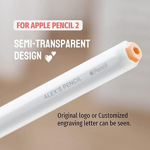 מחזיק מקרה לאחיזת עיפרון תפוחים, כיסוי עור סיליקון רך מגן, תואם לעיפרון תפוחים שרוול דור שני, iPad Pro 11 12.9