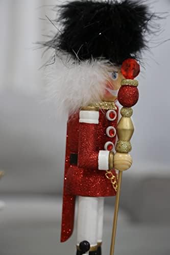 בעבודת יד חג המולד דקורטיבי מפצח אגוזים, מסורתי עץ אסיפה מפצח אגוזים, חג המולד שולחן קישוט מציג