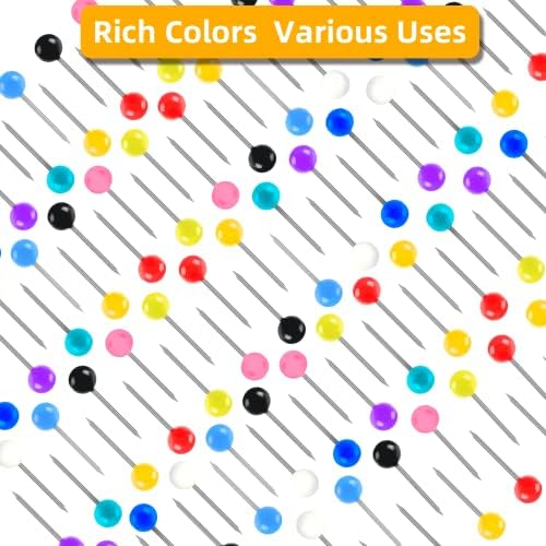 1000 PCS דחיפה סיכות 10 אגודל צבעוני מגוון נוגדות מפה מפה עגולה מפה מפות עם נקודות פלדה חמוד סיכת