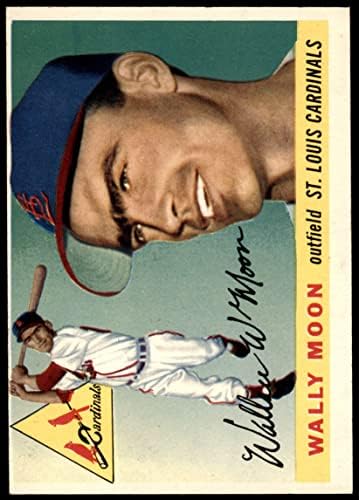 1955 Topps 67 Dot Wally Moon St. Louis Cardinals Ex Cardinals