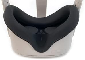 VR עור סיליקון ל- Oculus Quest 2 מסכת פנים- Oculus Quest 2 אביזרים מחליפים ממשקי פנים חוסמים אור, אטום