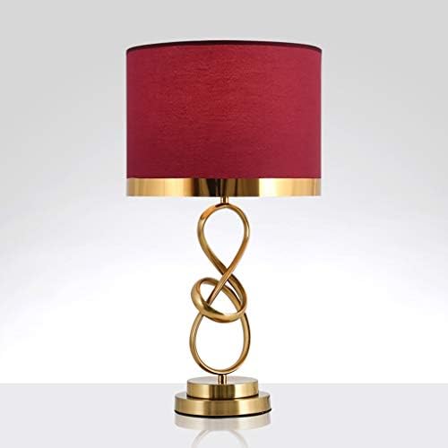 ZSEDP מנורה שולחן מתנה מנורת מיטת חתונה מנורת מיטה בחדר שינה חדר חתונה מנורה נדוני