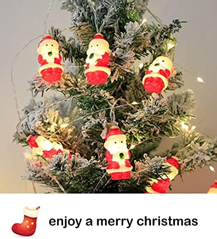 חג המולד מחרוזת אורות ממשק או סוללה מופעל עם שלט רחוק חג המולד דקורטיבי 6.6 רגל 9.8 רגל מחרוזת אורות