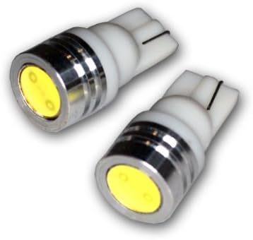 TuningPros Ledcei-T10-WHP1 בדוק מחוון מנוע נורות LED נורות T10 טריז, סט גבוה של LED LED 2-PC