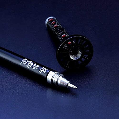 Larmuroki Samurai Sword Pen - Samurai Sword Katana דוגמנית, Kimetsu no Yaiba Sword Pen, 8 אינץ 'עט חתימת אנימה,