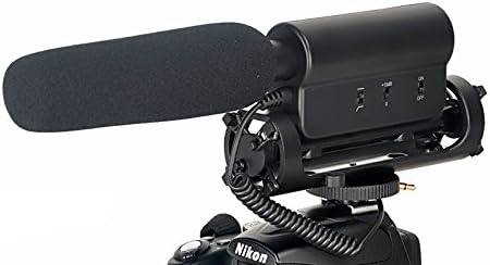 מיקרופון רובה ציד עם שמחה קדמית ומאפ חתולים מתים עבור Sony Cyber-Shot DSC-HX400