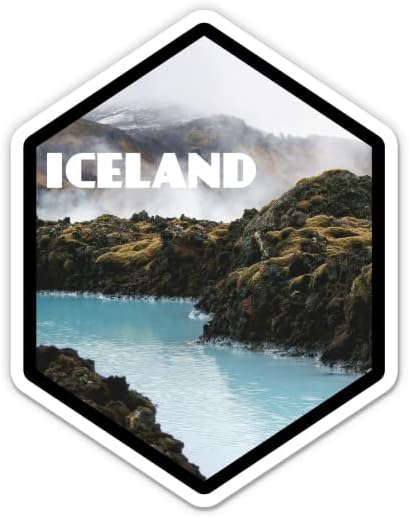איסלנד סקווידי בוטה - מדבקות מדבקות ויניל לטלפון, מחשב נייד, בקבוק מים