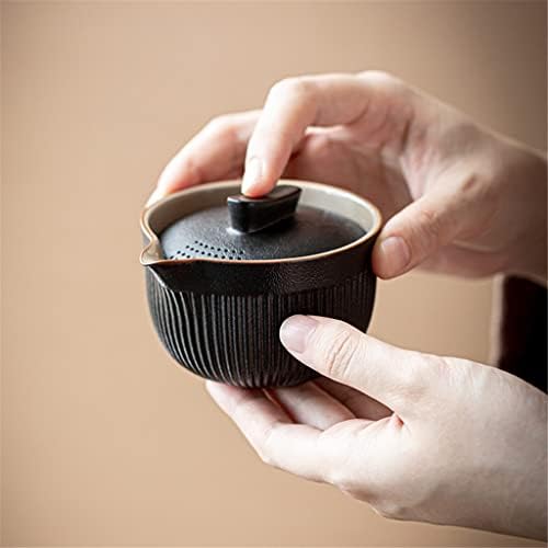 N/a Trave Tea Set Set Ceramic Taepot Kettle Quik Pots סיר אחד ושתי כוסות תה כוס קומפסטסטאה סינית כוס
