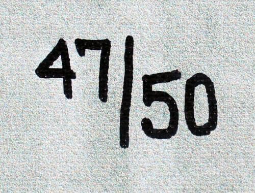 לייקרס קובי בראיינט חתום ומוסגר 25.5x32 תמונה לאמנות קנבס le 47/50 UDA - Art NBA עם חתימה