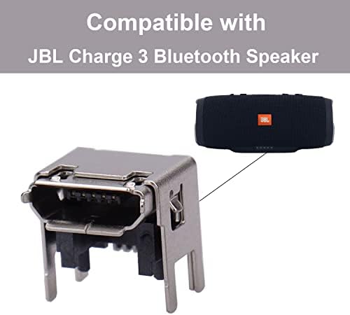 IKPEK 4PCS MICRO USB טעינה החלפת יציאה לתשלום JBL 3 שקע שקע רמקול Bluetooth שקע