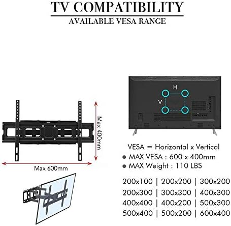 נירוסטה נירוסטה יחידת ארון קיר טלוויזיה לרוב טלוויזיות מעוקלות שטוחות בגודל 32-70 אינץ