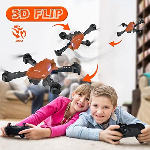 GGBOND מלטים לילדים מבוגרים עם מצלמת HD 1080p, RC Quadcopter WiFi לילדים Drone למתחילים עם אחיזת