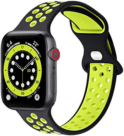 להקות סיליקון ספורט תואמות להקת Apple Watch 45 ממ 44 ממ 42 ממ 38 ממ 40 ממ 41 ממ, רצועות סיליקון רכות