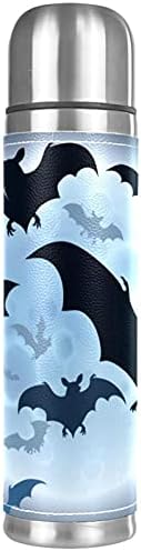 ספל מבודד ואקום נירוסטה, עטלף מעופף ירח מעופף בקבוק מים תרמוס למשקאות חמים וקרים לילדים מבוגרים 17 גרם
