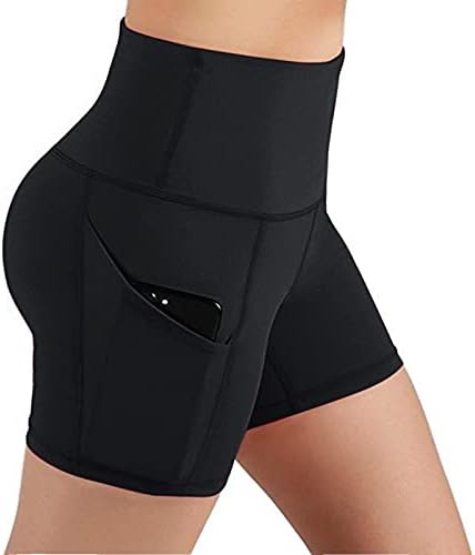 חותלות לאימון המותניים של אימון לנשים שולטות במכנסיים מכנסיים יוגה כיסי כיסים בטן מכנסי אימון מכנסי