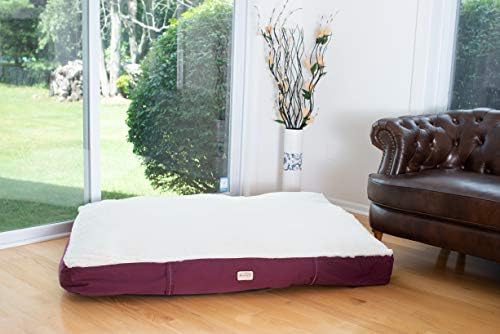 מחצלת מיטה לחיות מחמד של ארמרקט 49 אינץ 'על 35 אינץ' על 8 אינץ 'מ02 ג' יגה/מגה-גדול במיוחד, שנהב