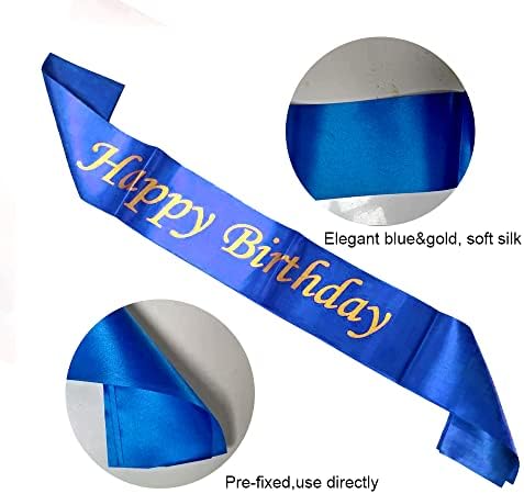 יוג'יאונלי 37 עיצוב מסיבת יום הולדת 37 כחול יום הולדת שמח בלונים בלונים כחולים מספר 37 יום הולדת שמח