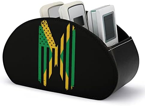 ג 'מייקה בציר ג' מייקה דגל שלט רחוק מחזיק עור מארגן שולחן עבור ציוד משרדי מרחוק בקר