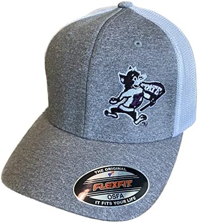 רישיון רשמי קולגייט המכללות מצויד נהג משאית כובע בייסבול כובע למבוגרים בארה ' אפור עם לבן רשת