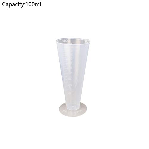 בטומשין 10 יחידות 100 מל כוס מדידה חרוטי פלסטיק מטרי, עם מעבדת זרבובית שופכת שוברים כוס אפיית ביתי עם