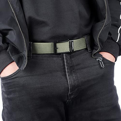 חגורת גברים-חגורת ניילון נושמת רצועת חגורה מזדמן מתכווננת לחלוטין