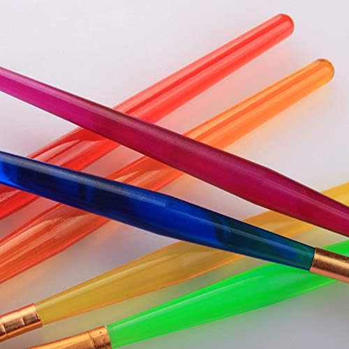 JYDQM 6 יחידות/סט הצבעוני הצבעוני ניילון מברשת צבע שיער סט אמן אמן מברשת שמן צבעי מים לילדים