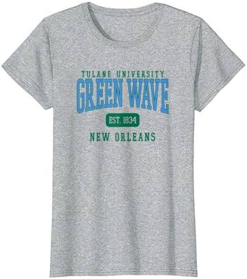 אוניברסיטת טוליין ירוק גל אסט. חולצת טריקו תאריך