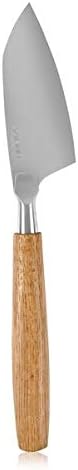 סט Boska 3PC עם ידית עץ אלון אירופית, סכין גבינת אוסף חיים, קטן