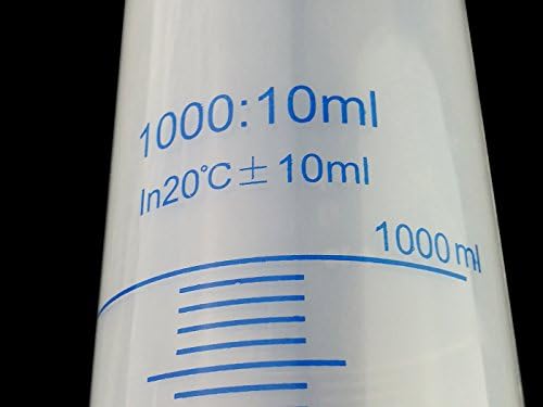 תולעת חורף 1000 מל גליל מדורר פלסטיק שקוף לבדיקות מעבדה