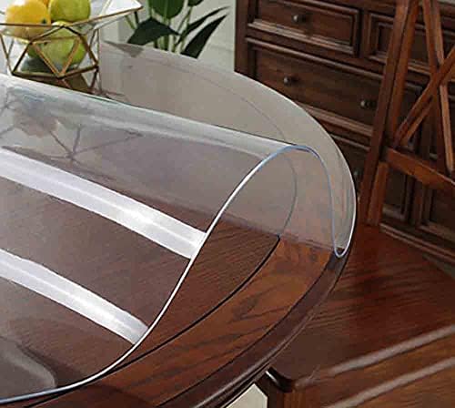 פרקלה עגולה עגולה מפלסטיק שולחן שולחן שולחן מגן ריהוט עיגול כיסוי ויניל עמיד למים PVC עמיד חום לחום לשולחן